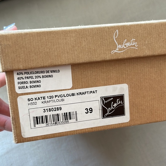 NWT ❤️Christian Louboutin❤️So Kate 120 Kraft Paper Pumps - Picture 6 of 9